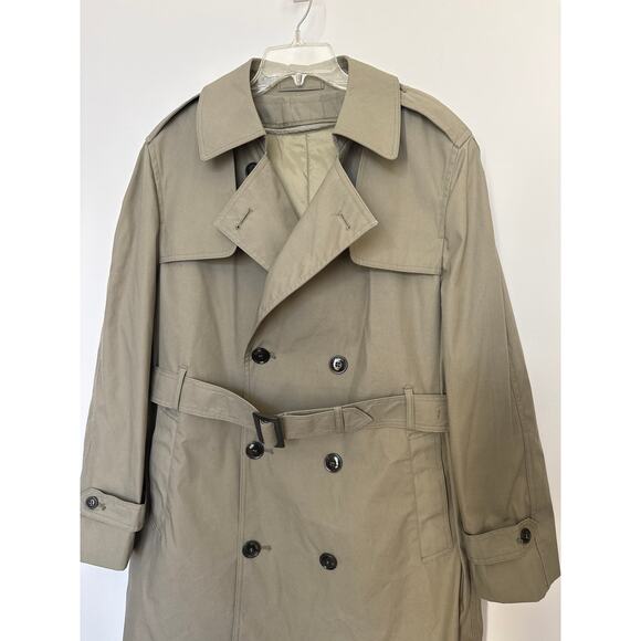 2010s U.S. Military All-Weather Trench Coat Zip-Out Liner  Valor Collection 42R - Picture 6 of 12